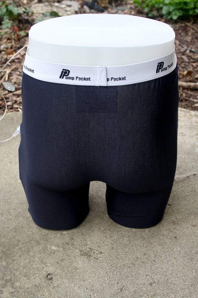 Pump Pocket Boy's Boxer Briefs - Indigo - Insulin Pump Clothing - Pump Pocket
