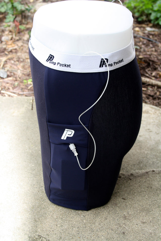 Pump Pocket Boy's Boxer Briefs - Indigo - Insulin Pump Clothing - Pump Pocket