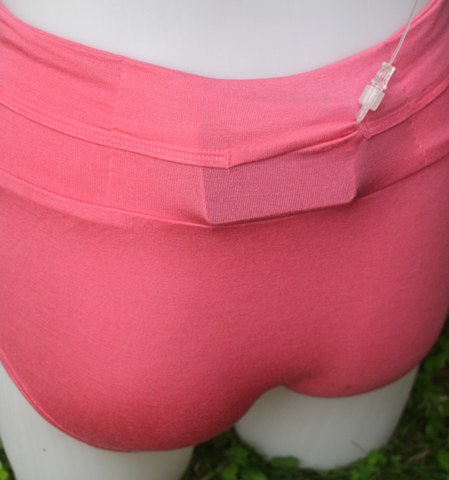 Pump Pocket Girl's Classic Cut Briefs in Cotton Candy Pink with pockets for an insulin pump - Pump Pocket 