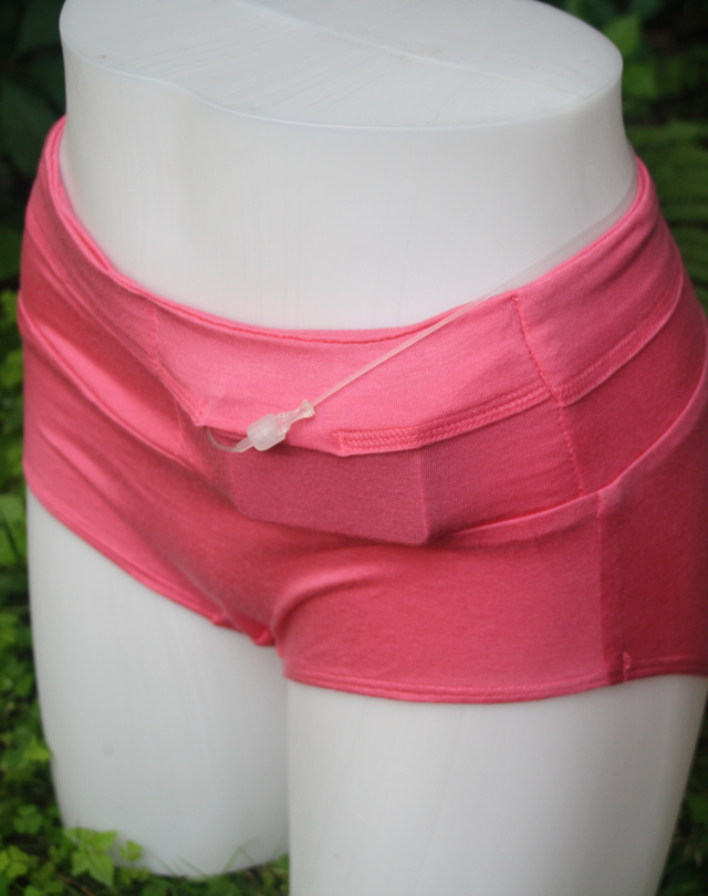 Pump Pocket Girl's Classic Cut Briefs in Cotton Candy Pink with pockets for an insulin pump - Pump Pocket 