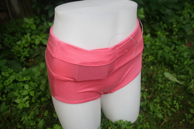 Pump Pocket Girl's Classic Cut Briefs in Cotton Candy Pink with pockets for an insulin pump - Pump Pocket 