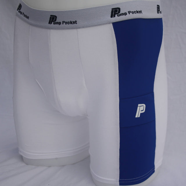 Pump Pocket Boy's Boxer Base Wear - Indigo - Insulin Pump Clothing